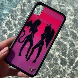 Wildflower devil angel iPhone XR case